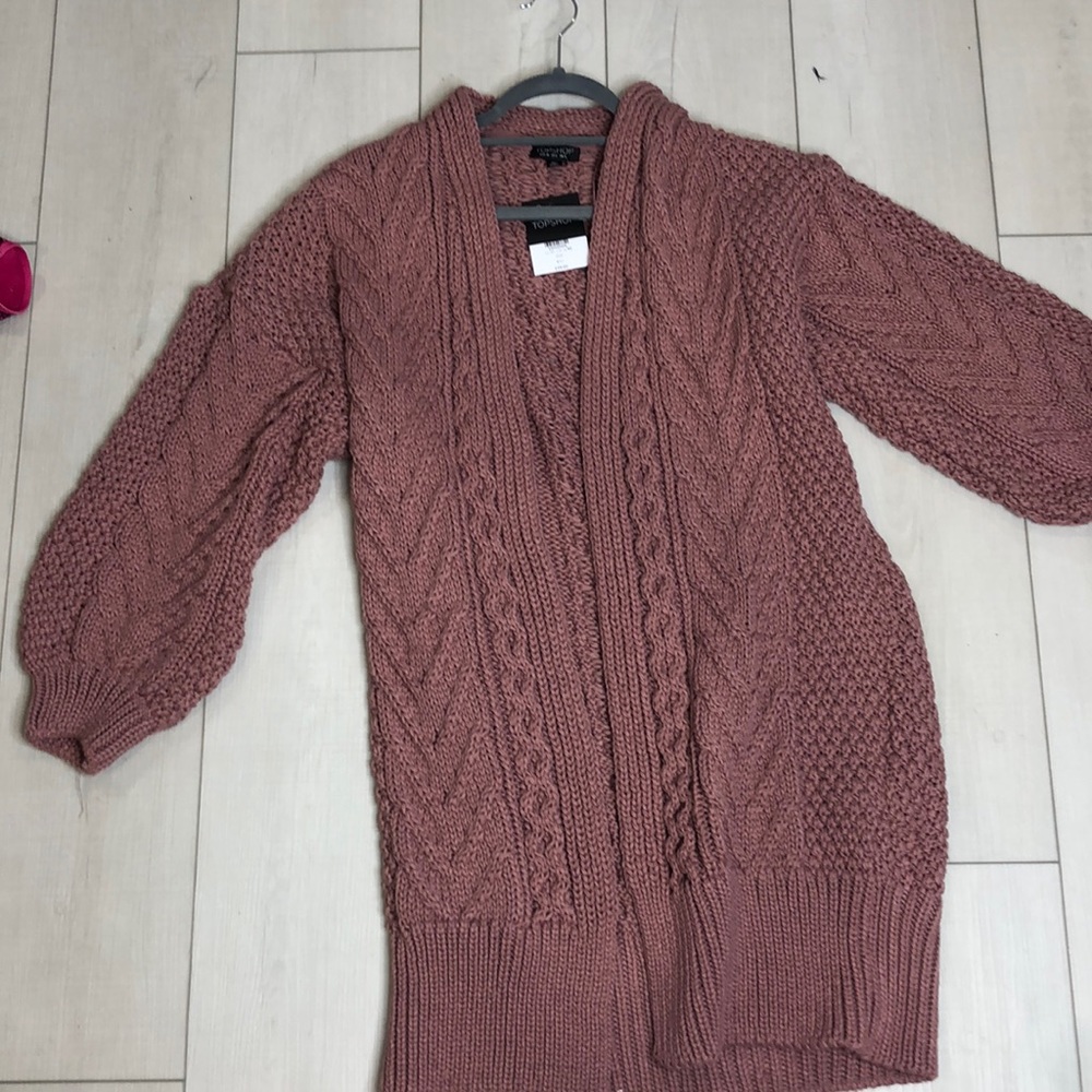 Top shop pink knitted sweater